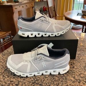 ON RUNNING Men’s Cloud 5 - Glazier Grey - Sz. 9.5